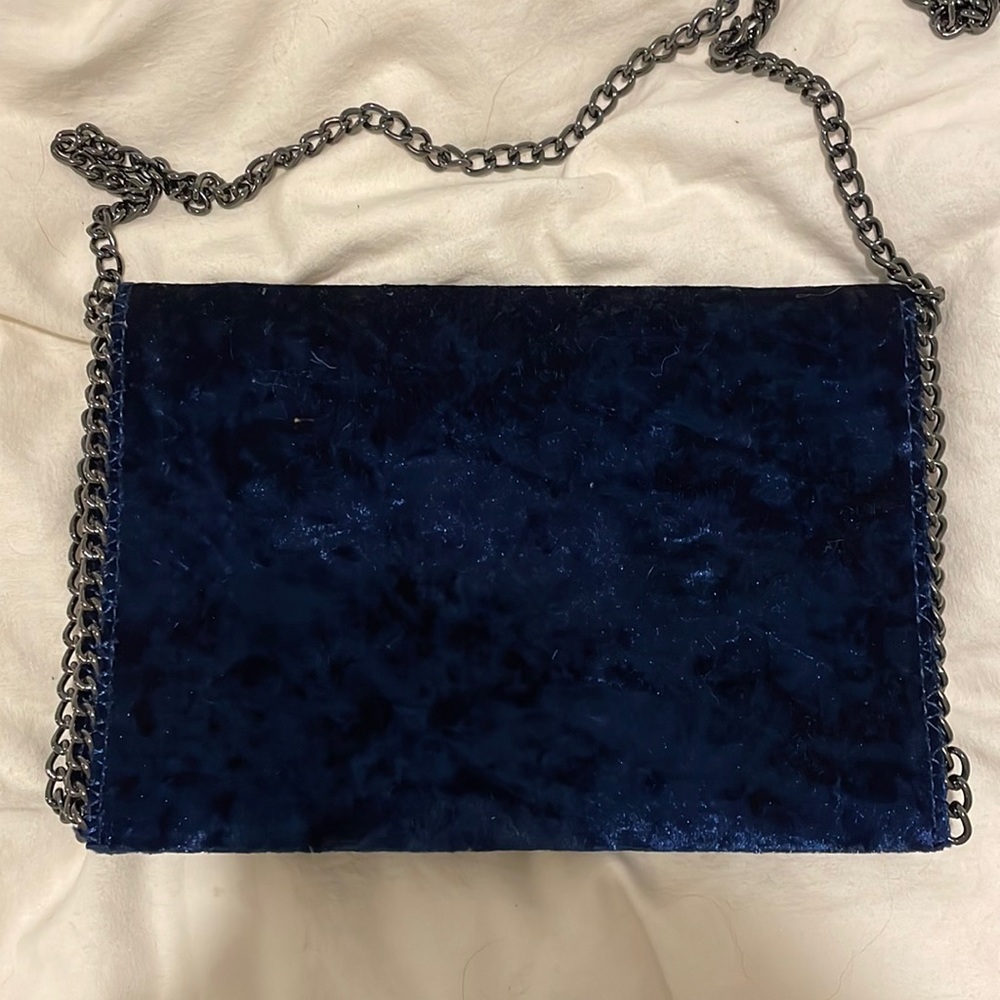 Blue Velvet Crossbody bag